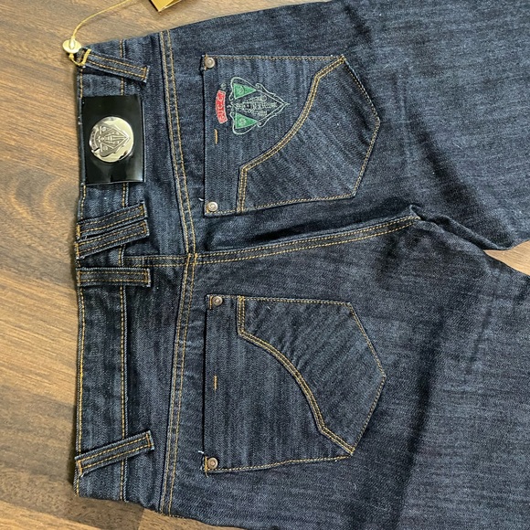 NEW Gucci 💯%Look-Like Men's Indigo Jeans Size 34 - Picture 8 of 14
